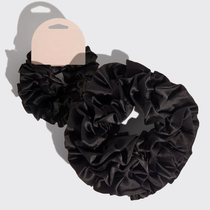 Black Ruffle Scrunchie